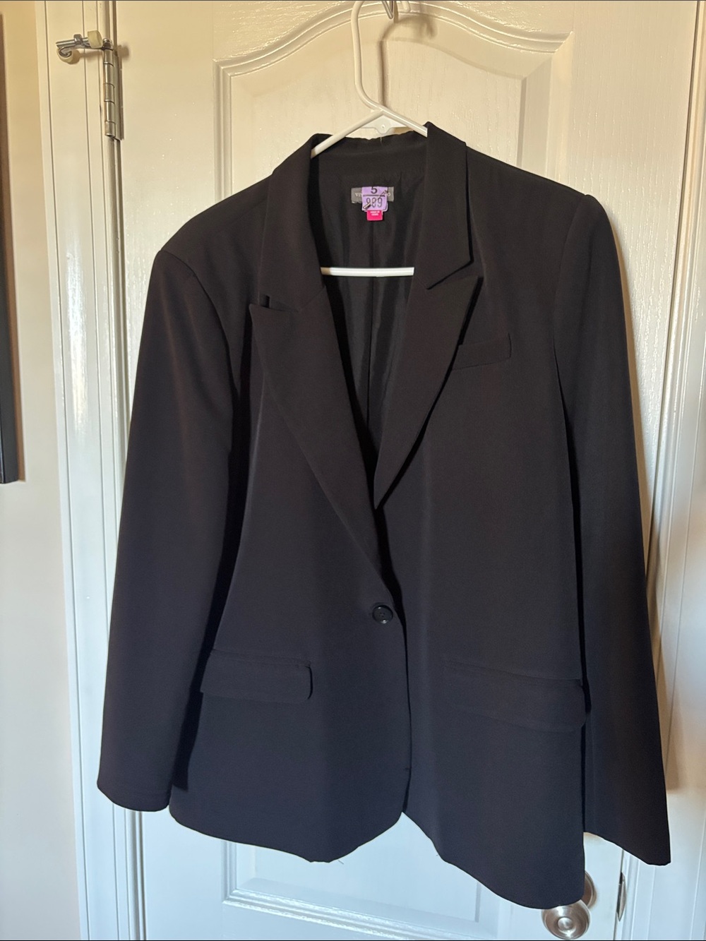 Vince Camuto Black Single-Button Women's Blazer